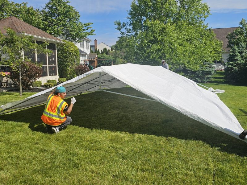 Tent Installation and Assembly